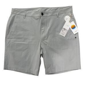 Vuori Meta Shorts Gray VersaLife Stretch Performance Mens 38 NWT